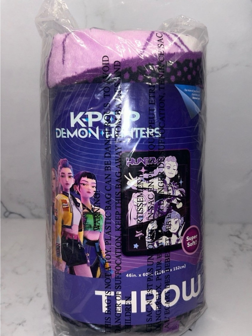 Netflix K-Pop Demon Hunters Plush Throw Blanket
